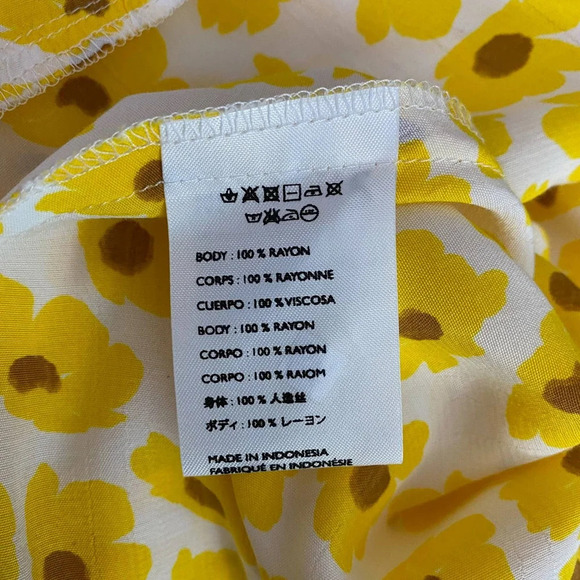 FAITHFULL THE BRAND Florence Mini Dress Yellow - Picture 12 of 12